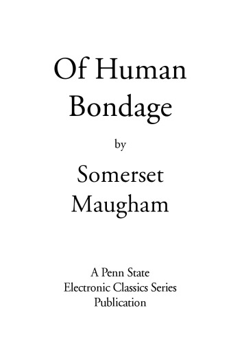 Of Human Bondage