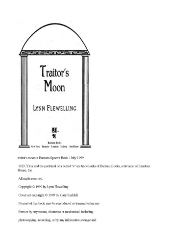 Traitor's Moon (Nightrunner, Vol. 3)