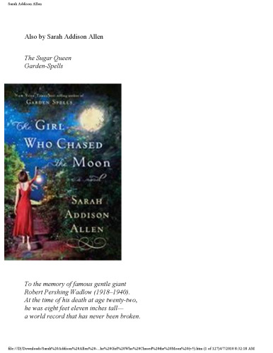 The Girl Who Chased the Moon: A Novel