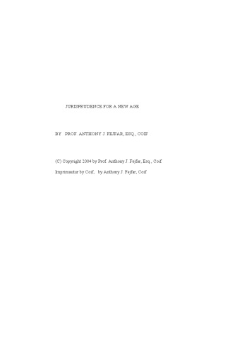 Jurisprudence for a New Age