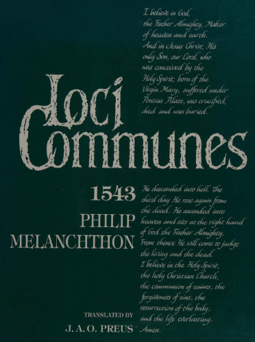 Loci communes, 1543