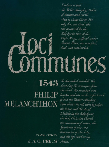 Loci communes, 1543