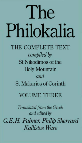 The Philokalia: The Complete Text