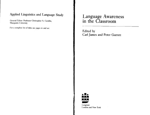 Language awareness in the classroom