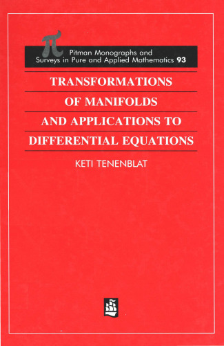 Transformations of Manifolds and Application to Differential Equations