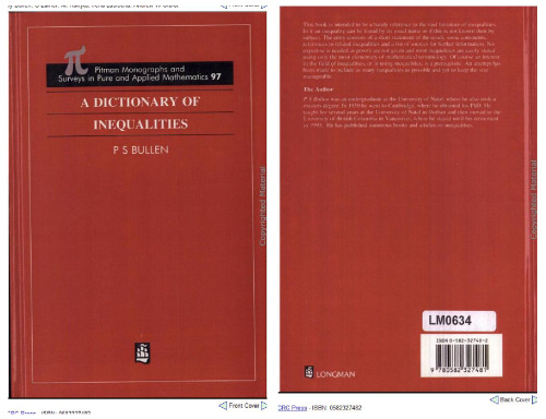 A Dictionary of Inequalities