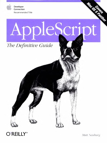 AppleScript: The Definitive Guide (Definitive Guides)