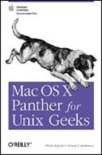 Mac OS X Panther for Unix Geeks