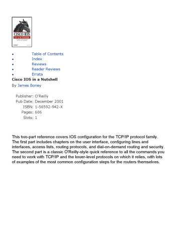 Cisco IOS in a nutshell