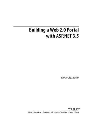 Building a Web 2.0 Portal with ASP.Net 3.5: None