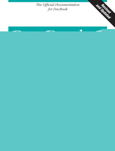 DocBook 5: The Definitive Guide