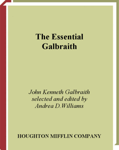 The Essential Galbraith