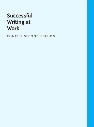 Successful Writing at Work: Concise Second Edition