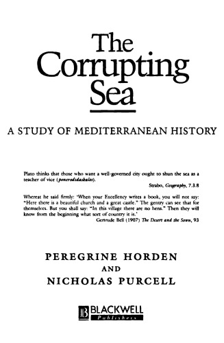 The Corrupting Sea: A Study of Mediterranean History