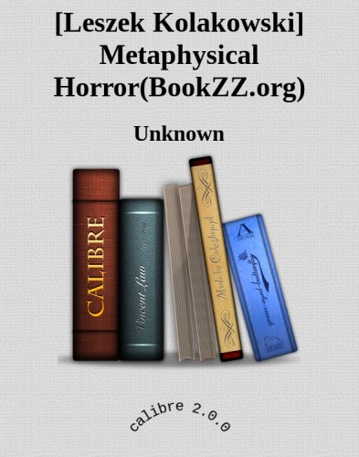 Metaphysical Horror