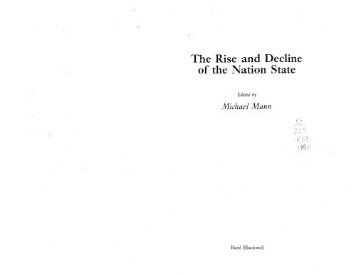 The Rise and Decline of the Nation State