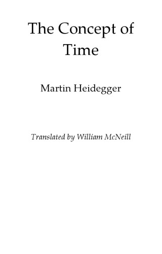 The Concept of Time