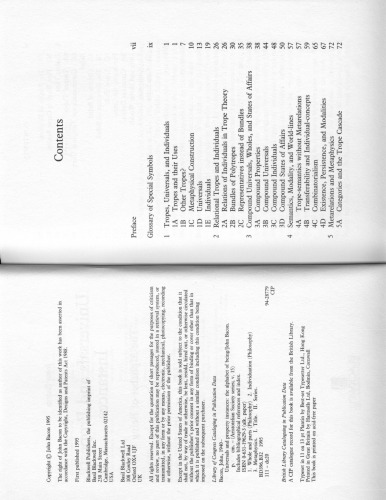Universals and Property Instances: The Alphabet of Being (Aristotelian Society, Vol 15)