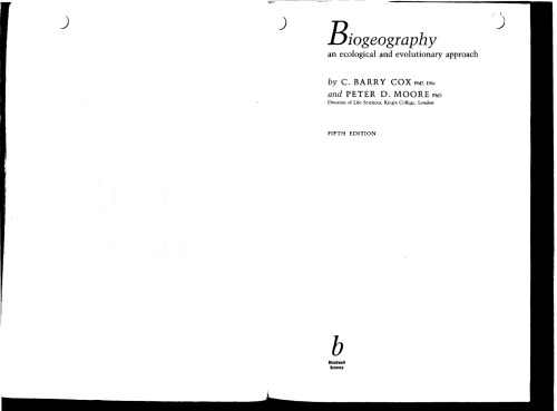 Biogeography: An Ecological and Evolutionary Approach