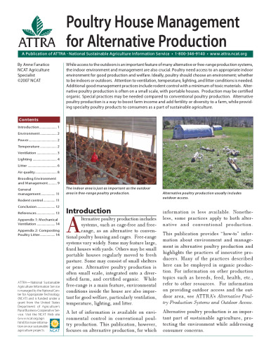 Poultry health and management : chicken, turkey, ducks, geese, and quail