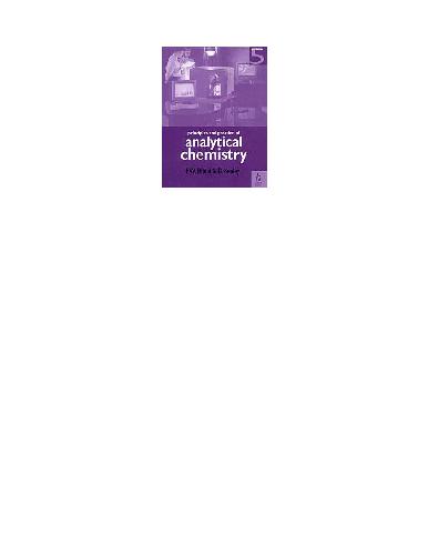 Principles and Practice of Analytical Chemistry
