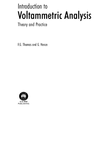 Introduction to Voltammetric Analysis: Theory and Practice