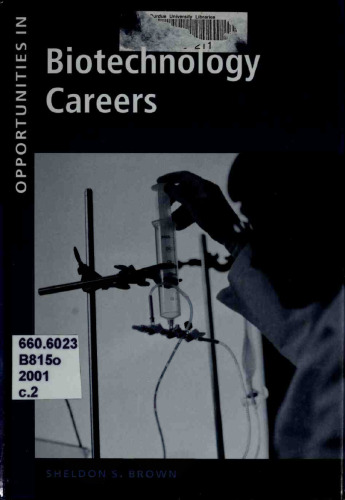 Opportunities in Biotechnology Careers