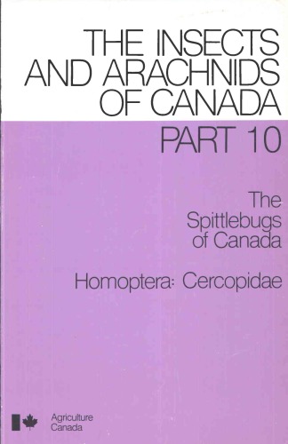 The spittlebugs of Canada: Homoptera--Cercopidae