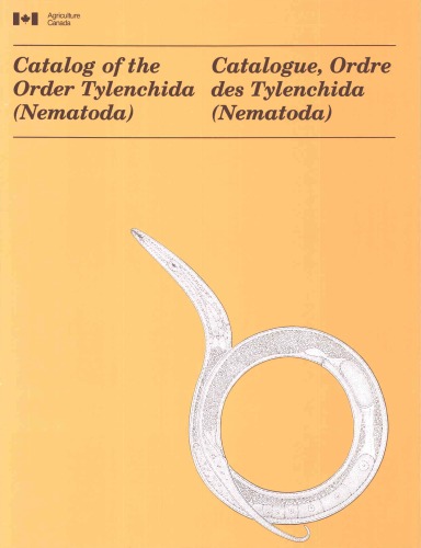 Catalog of the Order Tylenchida (Nematoda)