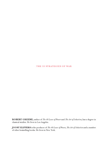 The 33 Strategies of War