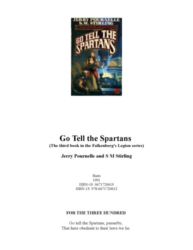 Go Tell the Spartans : A Novel of Falkenberg's Legion