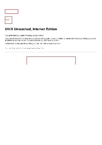UNIX Unleashed: Internet Edition (with CD-ROM)