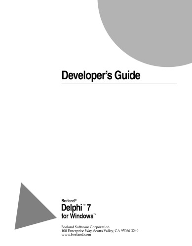 Delphi 5 developer's guide
