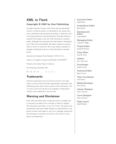XML in flash
