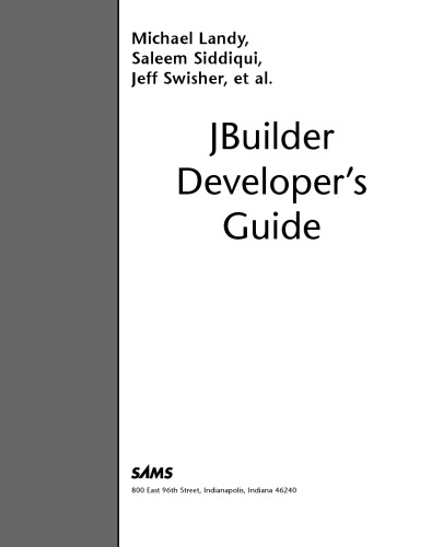 Borland Jbuilder developer's guide