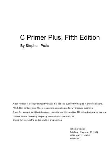 C Primer Plus