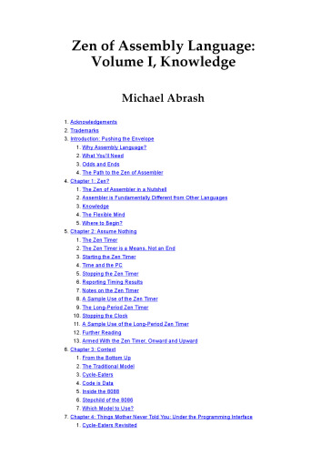 Zen of Assembly Language: Knowledge