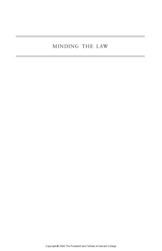 Minding the Law