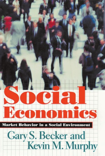 Social economics: market behavior in a social environment