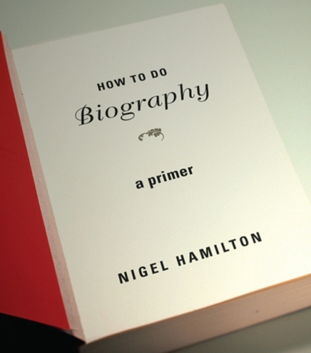How To Do Biography: A Primer