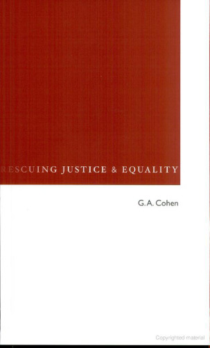Rescuing Justice and Equality