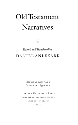 Old Testament Narratives
