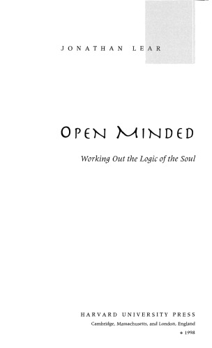 Open Minded: Working Out the Logic of the Soul