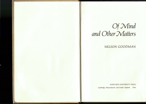 Of Mind & Other Matters