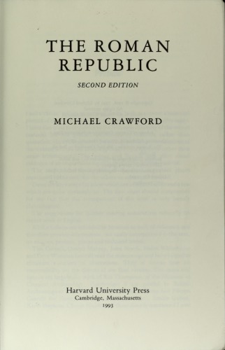 The Roman Republic