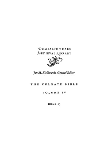 Vulgate Bible, Volume IV: The Major Prophetical Books: Douay-Rheims Translation