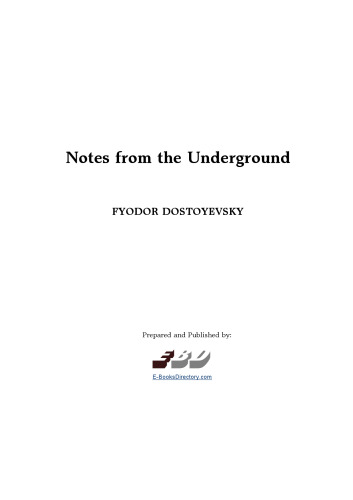 Notes from Underground