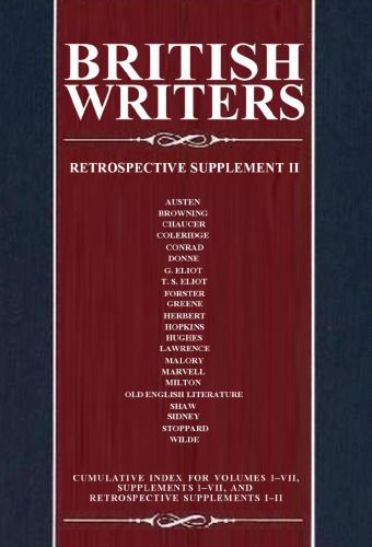 British Writers, Retrospective Supplement 2