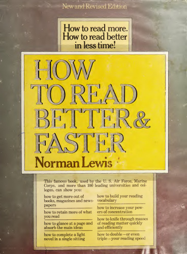 How to Read Better and Faster