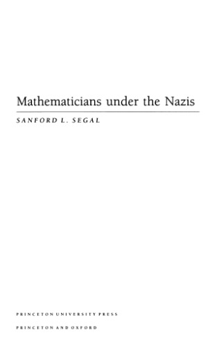 Mathematicians under the Nazis